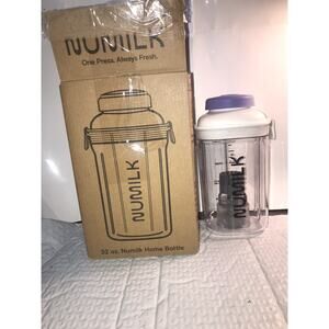 Numilk 32 oz. Accessory Bottle with Silicone-Sealed Lid, Dishwasher Safe,